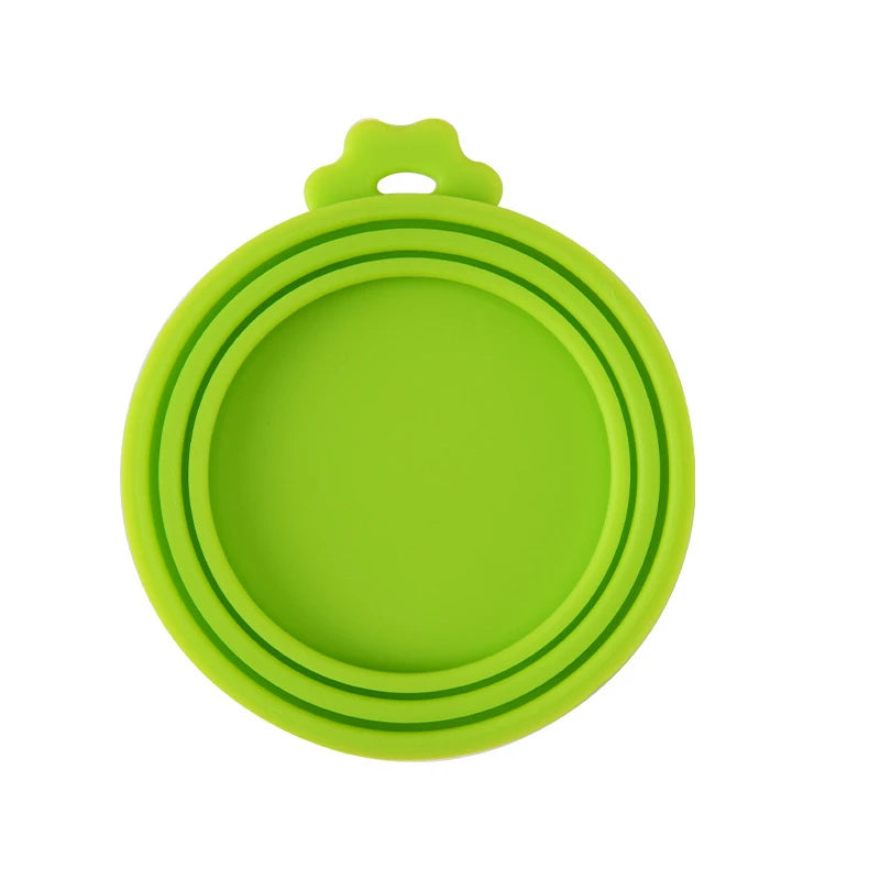 1 Reusable Silicone Pet Can Lid Bpa Free, Suitable For Most Sized Dog And Cat Cans - Keeps Food Fresh Prevents Bacterial Odors