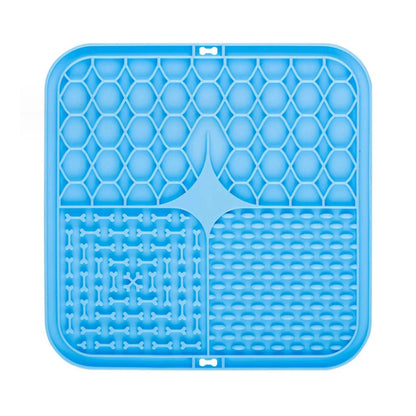 Pet Licking Plate, Slow Food Plate, Licking Pad, Silicone Pet Slow Food Tableware Bowl, Suction Cup, Dog Licking Pad, Slow Food Anti-Choking Pad