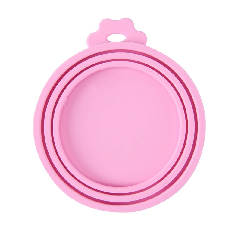 1 Reusable Silicone Pet Can Lid Bpa Free, Suitable For Most Sized Dog And Cat Cans - Keeps Food Fresh Prevents Bacterial Odors