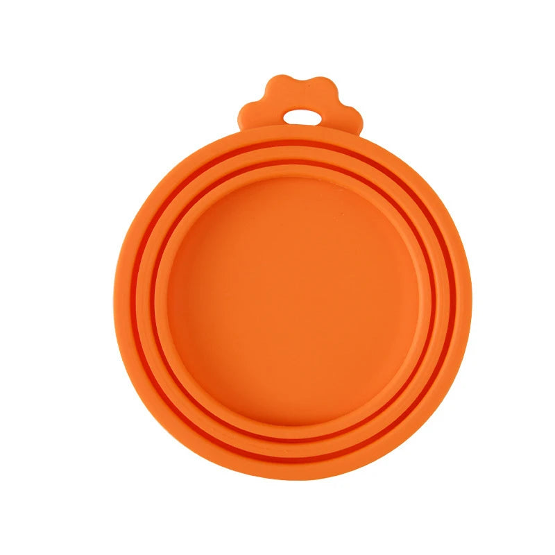 1 Reusable Silicone Pet Can Lid Bpa Free, Suitable For Most Sized Dog And Cat Cans - Keeps Food Fresh Prevents Bacterial Odors