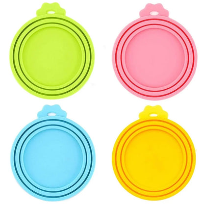 1 Reusable Silicone Pet Can Lid Bpa Free, Suitable For Most Sized Dog And Cat Cans - Keeps Food Fresh Prevents Bacterial Odors