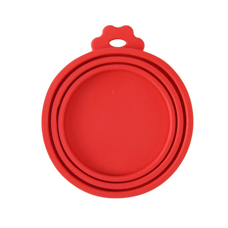 1 Reusable Silicone Pet Can Lid Bpa Free, Suitable For Most Sized Dog And Cat Cans - Keeps Food Fresh Prevents Bacterial Odors
